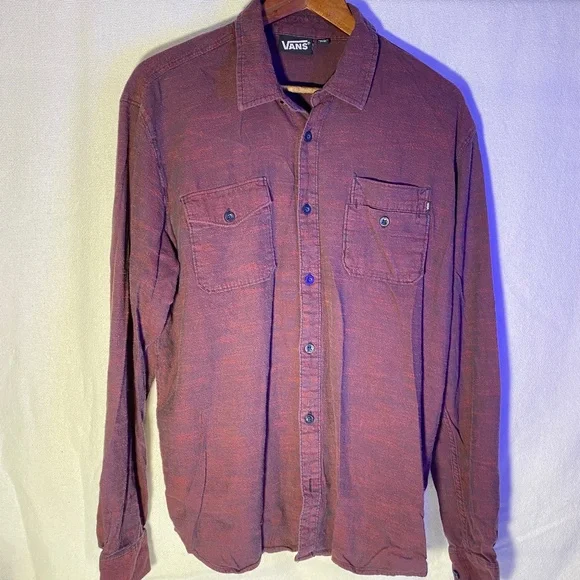 Vans of the Wall Skater 100% cotton short Large Crimson - Picture 2 of 12